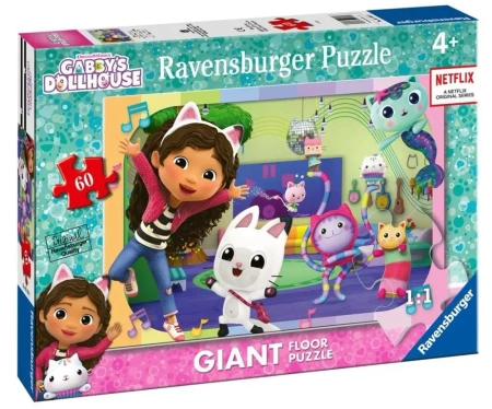 Puzzle 60 Koci domek Gabi Giant - Ravensburger