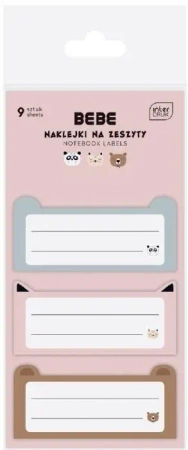 Naklejki na zeszyt BB Friend Girl 9szt - INTERDRUK