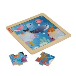 Puzzle drewniane, ocean - Fisher Price