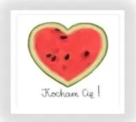 Karnet KW Arbuzowe serce - Henry