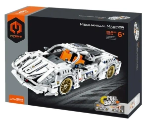 Klocki Super Auto białe 437el - Immaster