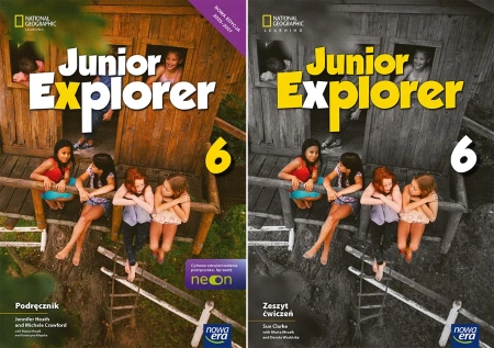 Junior Explorer 6 Podręcznik + zeszyt ćwiczeń NEON Nowa Era - Jennifer Heath-Kalligeraki