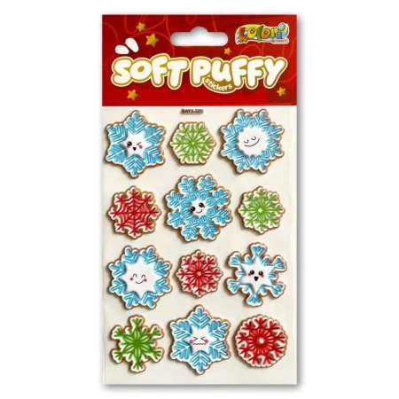Naklejki puffy Christmas Snowflakes - Penmate