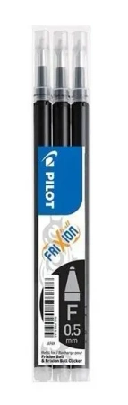 Wkład Frixion Clicker 0,5 czarny 3szt PILOT