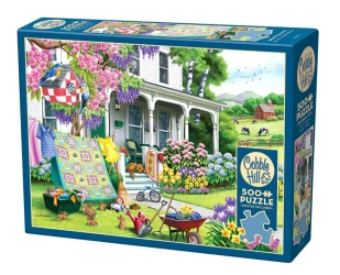 Puzzle 500 Wiosenne porządki 113146 - Cobble Hill