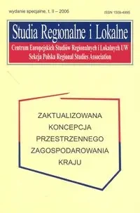 Studia Regionalne i Lokalne. Zaktualizowana koncepcja przestrzennego zagospodarowania kraju