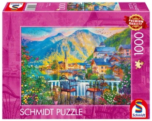 Puzzle 1000 PQ Malownicze Hallstatt Austria 112741 - Schmidt Puzzle
