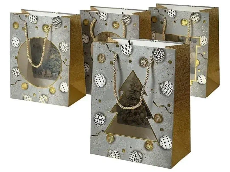Torebka prezentowa Boże Narodzenie 23x18x9cm MIX - ADAR