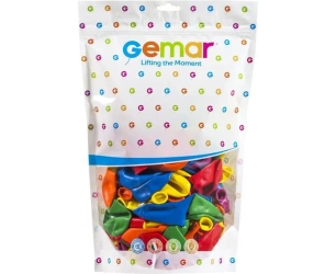 Balony pastelowe różnokolorowe 25,4cm 50szt - Godan