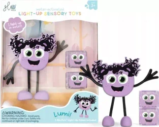 Glo Pals do kąpieli Lumi z 2 kostkami sensorycznymi świecącymi w wodzie