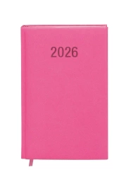 Kalendarz 2026 A6 Colorfix TDW różowy - -