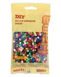 Hama Midi Koraliki w woreczku 1000 różnokolorowe