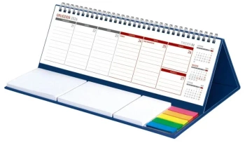 Kalendarz 2026 z notesem Maxi tygodniowy granat - Wydawnictwo Wokół nas