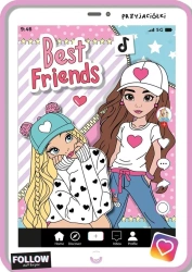 Best friends - kolorowanka z naklejkami - Katarzyna Maćkowiak
