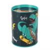 Skarbonka metalowa okrągła Skate Dino - STARPAK