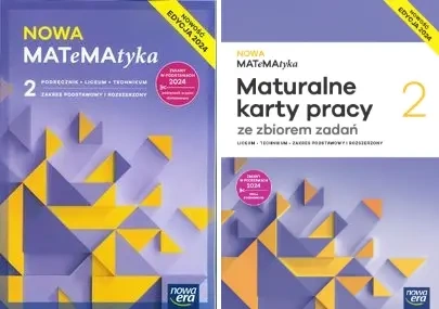 NOWA MATeMAtyka 2 Podręcznik + Maturalne karty pracy zakres roszerzony - Wojciech Babiański, Lech Chańko, Joanna Czarnowska, Grzegorz Janocha, Dorota Ponczek, Jolanta Wesołowska