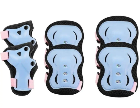 Zestaw ochraniaczy Shield r. L niebieski - Spokey