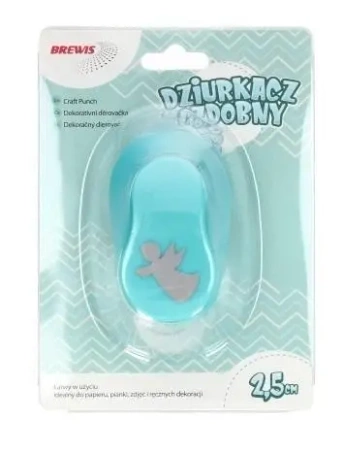 Dziurkacz ozdobny - Anioł 2,5cm MIX - Brewis