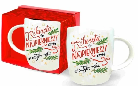 Kubek Boże Narodzenie Święta to najpiękniejszy... - Kukartka