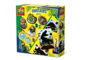 Odlewy gipsowe dinozaury 2w1 - SES