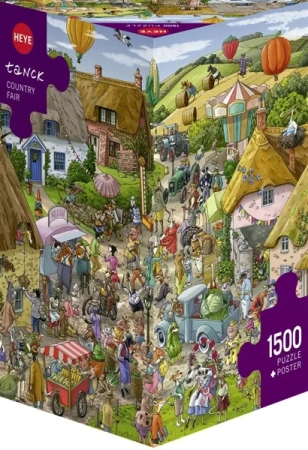 Puzzle 1500 elementów Wiejski targ - Heye