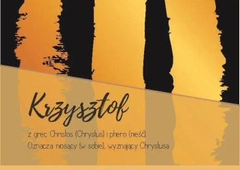 Magnes Imiona - Krzysztof - Szaron