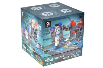 Klocki konstrukcyjne Block&Steps Bitwy robotów - Qbee