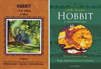 Hobbit z objaśnieniami J.R.R. Tolkien + opracowanie kieszonkowe - Tolkien J.R.R