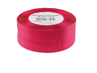 Wstążka satynowa bordo 38mmx32m - Brewis