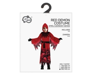 Strój dla dzieci Czerwony Demon rozm. 130/140cm - Godan