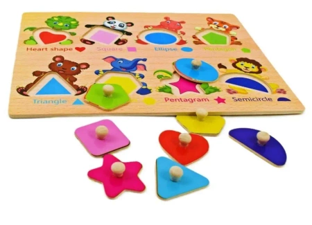 Puzzle figury geometryczne - Maksik