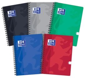 Kołozeszyt A4 80k kratka Oxford ESSE 1 szt. mix - Oxford art pap