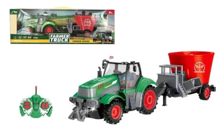 Traktor sterowany pilotem ze światłem z ładowarką - SWEDE