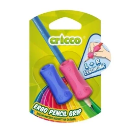 Nakładka na ołówek i kredki Soft Grip 2szt - Cricco