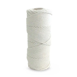 Sznurek bawełniany do makramy 3mm 100m biały - Dalprint