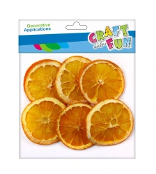 Ozdoba Dekoracyjna Natura PomaraŃcza 4-5cm 20g. Craft with Fun 463843