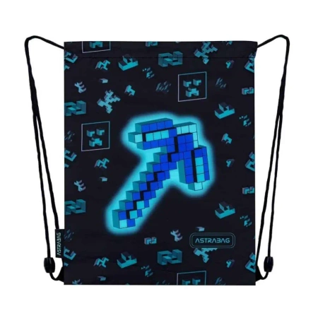 Worek na obuwie Astrabag Dark Pixel AD1 - ASTRA papiernicze