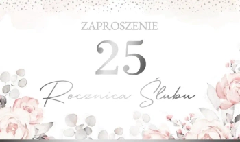 Zaproszenie Rocznica Ślubu (10szt) - Armin Style