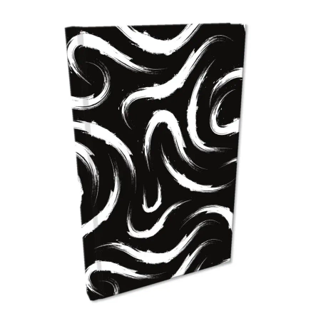 Notes A5 kratka Soft Touch Maziaje czarne - EV-Corp