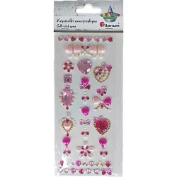 Kryształki samoprzylepne tatuaż/biżuteria mix - Titanum