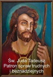 Magnes na lodówkę - Św. Juda Tadeusz - Petrus