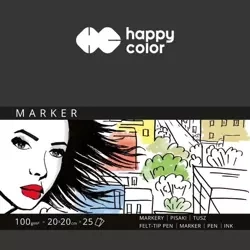 Blok do markerów ART 20x20 cm 25K 100g Happy Color - GDD