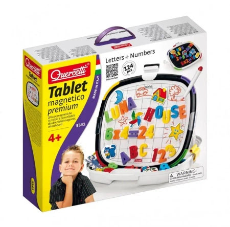 Tablica magnetyczna Litery, Cyfry, Kształty - Quercetti