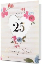 Karnet B6 Rocznica ślubu 25 - Pan Dragon
