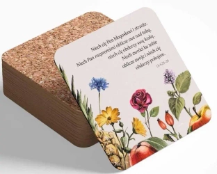 Podstawka korkowa - Błogosławiństwo kwiaty - Szaron