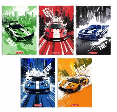 Zeszyt A5/32k kratka 70g Fast Car Her Fol A 10