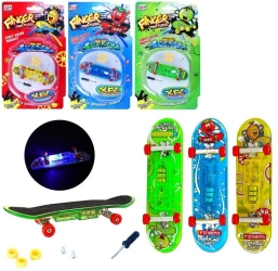 Mini deskorolka ze światłem 3 kolory MIX - Trifox
