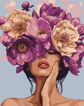 Malowanie po numerach - Melodia kwiatów 40x50cm - Ideyka