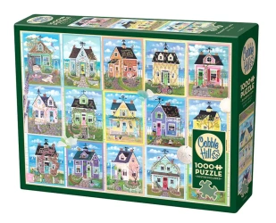 Puzzle 1000 Domki nad morzem 113097 - Cobble Hill