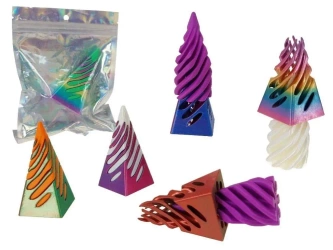 Układanka magiczny stożek 8cm MIX - ADAR